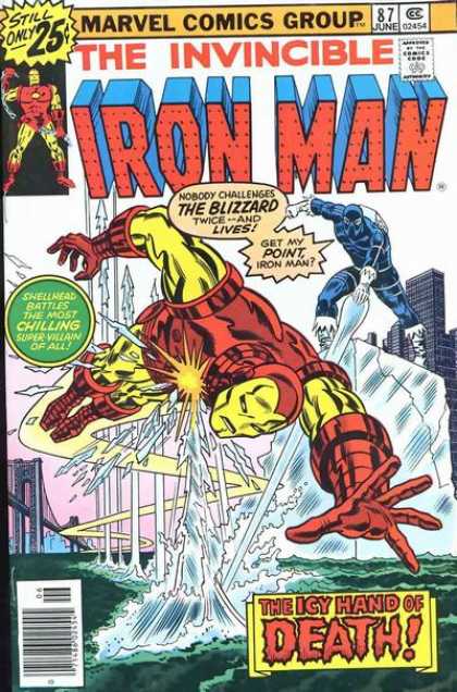 Iron Man 87 - Invincible - The Blizzard - Chilling - Villains - Icy Hand Of Death