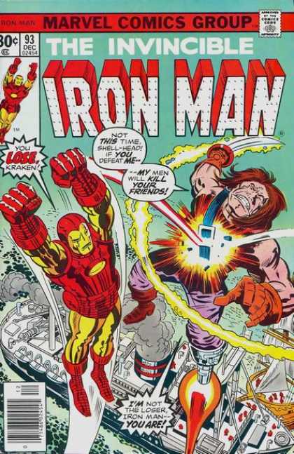Iron Man 93 - 93 - Kraken - Rocket - December - Knife - Jack Kirby
