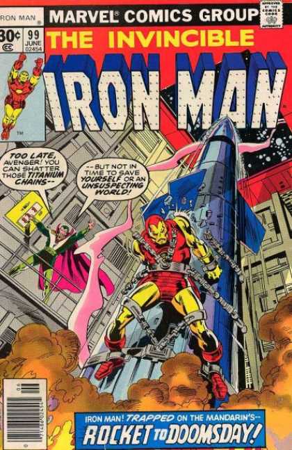 Iron Man 99 - Cape - Boots - Shackles - Chairs - Rocket - Sal Buscema