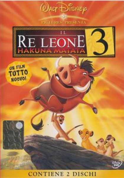 Italian DVDs - The Lion King 3