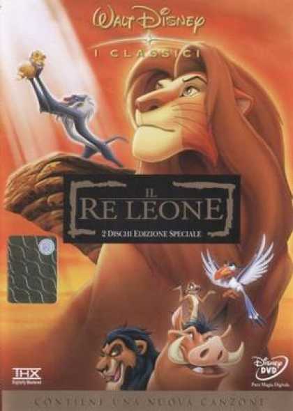 Italian DVDs - The Lion King 1
