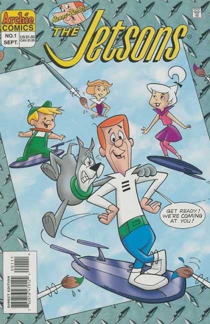 Jetsons 1 - Archie Comics - No 1 - Elroy - George - Jane