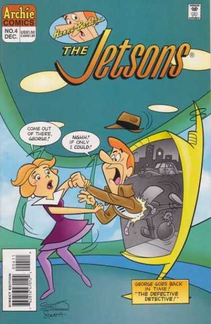 Jetsons 4 - George - Time - Defective - Detective - Goes Back