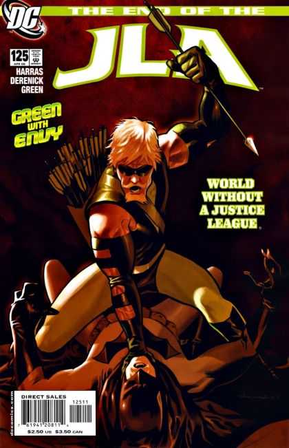 JLA 125 - Batman - Green With Envy - World Without A Justice League - Quiver - Arrow