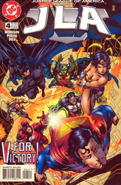 JLA 4 - Dc - Justice League Of America - Batman - Superheroes - Morrison Porter Dell - Howard Porter, John Dell
