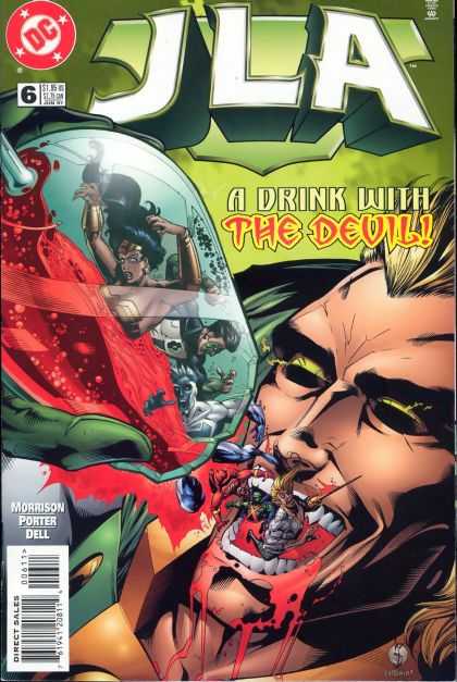 JLA 6 - Dc Comics - Devil - Wine - Death - Morrison - Howard Porter, John Dell