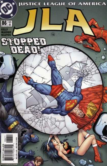 JLA 86 - Stopped Dead - Wonder Woman - Superman - Batman - The Flash - Doug Mahnke