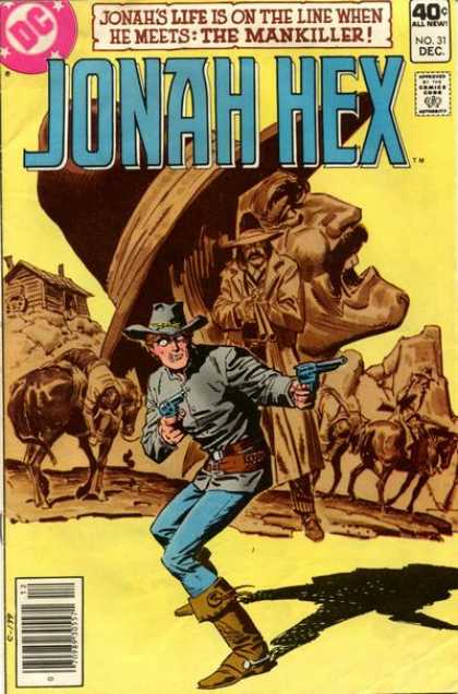 Jonah Hex 31 - Dc - 40c All New - No31 Dec - Jonahs Life Is On The Line When He Meets - The Mankiller - Luis Dominguez, Richard Corben