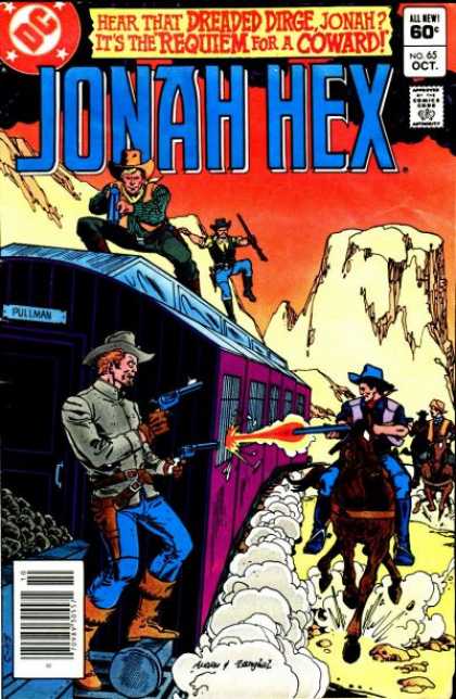 Jonah Hex 65 - Robbing Train - Track - Dirge - Coward - Requiem - Ross Andru