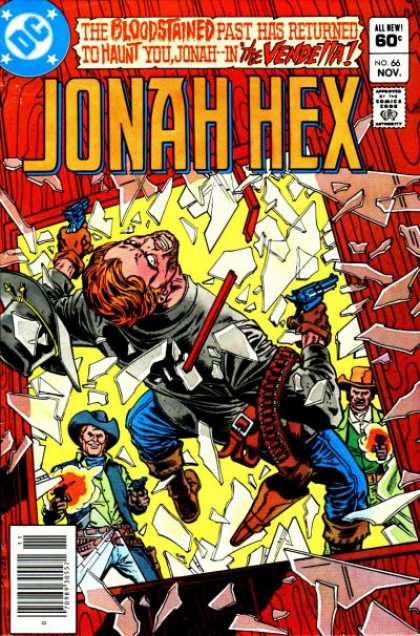 Jonah Hex 66 - Shootout - Guns - Killing - The Vendetta - Breaking Glass - Ross Andru