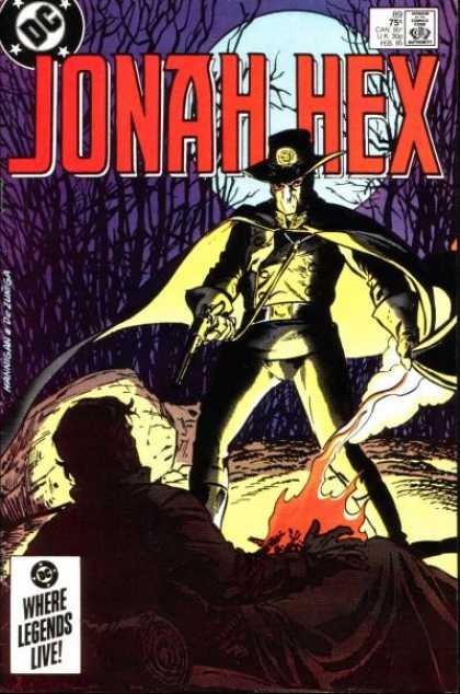 Jonah Hex 89 - Moon - Fire - Gun - Cape - Woods - Tony DeZuniga