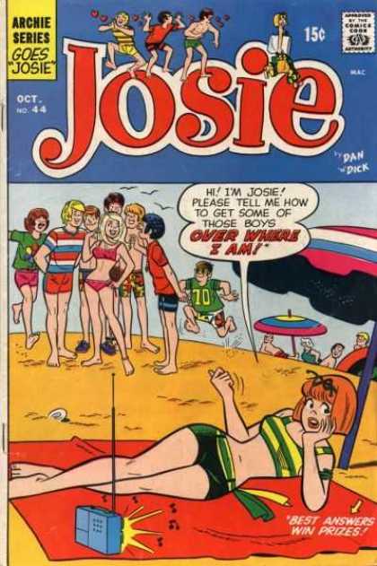 Josie 44 - Archie - Wants Boys - Wallflower - Beach Scene - Help Josie