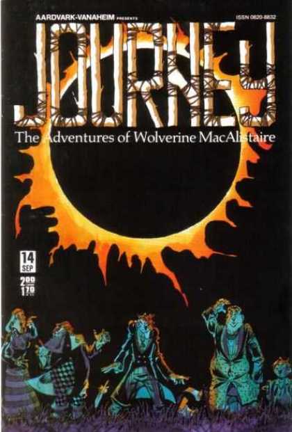 Journey 14 - Aardvark-vanaheim - Eclipse - Adventures Of Wolverine Macalistaire - September - Moon - William Messner-Loebs