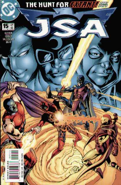 JSA 15 - The Hunt For Extant - Part 3 Of 3 - Fight - Capture - Purple Cape - Alan Davis