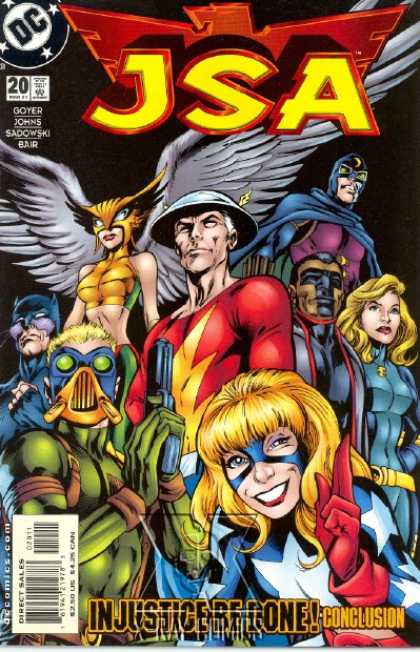 JSA 20 - Flash - Dc - Wings - Blonde Hair - Gun - Alan Davis