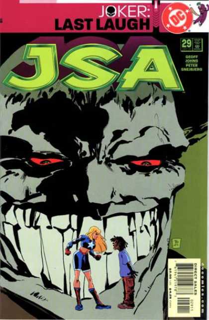 JSA 29 - Joker - Last Laugh - Woman - Boy - Grin - Tim Sale