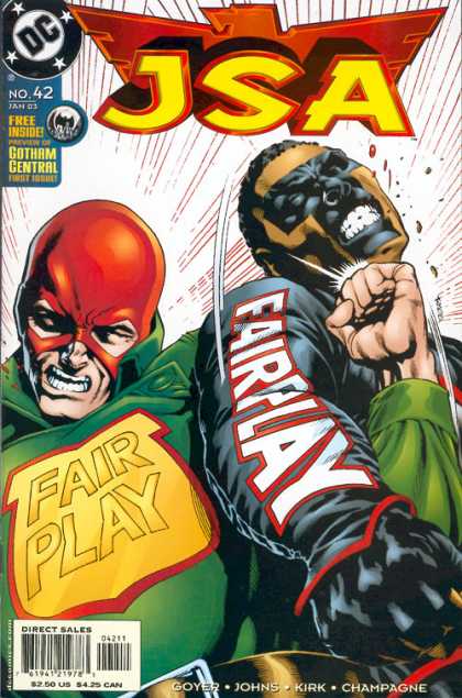 JSA 42 - Dc - Gotham Central - Costumes - Battle - Fair Play - Ralph Morales