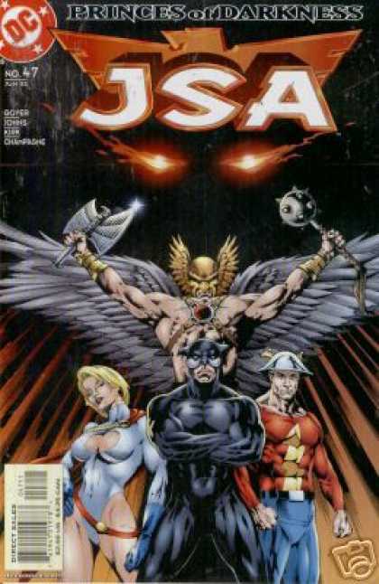 JSA 47 - Hawkman - Mace - Princes Of Darkness - Dc - Eyes - Michael Bair