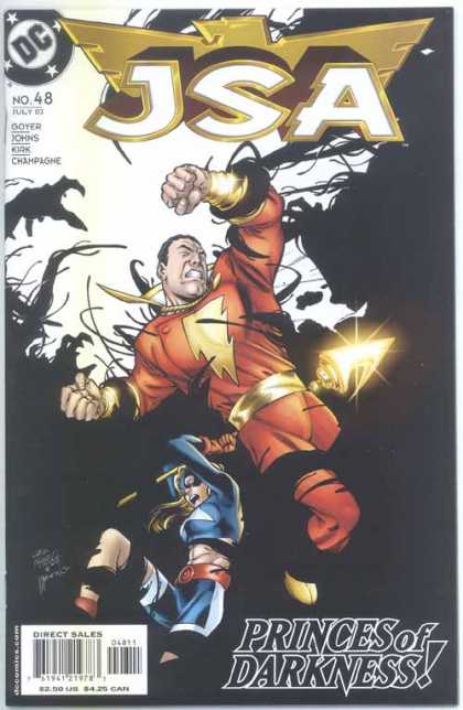 JSA 48 - Fight - Princes Of Darkness - Carlos Pacheco, Michael Bair