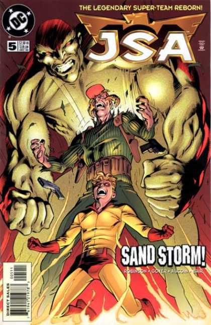JSA 5 - Dc Comics - Sand Storm - Robinson - Goyer - Super Team - Alan Davis