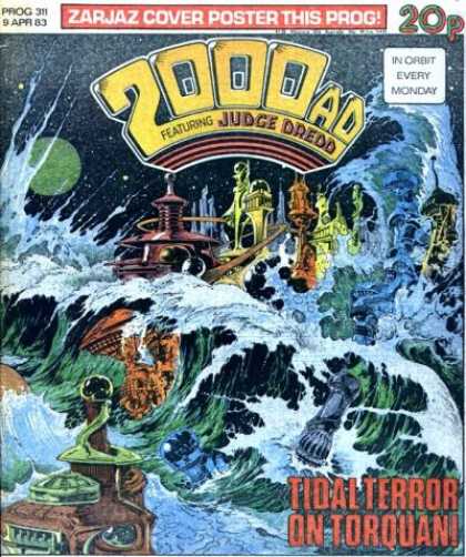 Judge Dredd - 2000 AD 311 - Tsunami - Wave