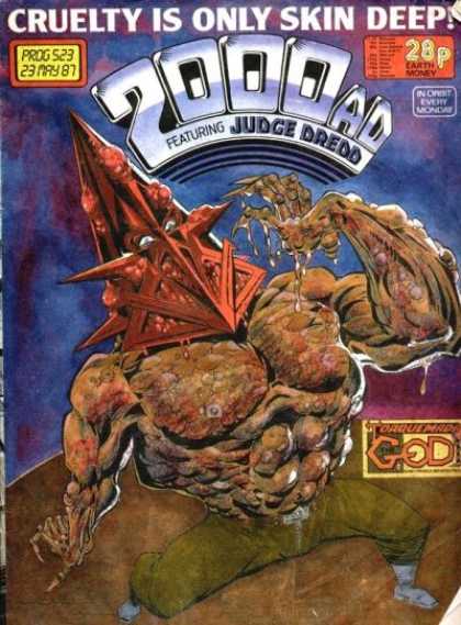 Judge Dredd - 2000 AD 523 - Monster - 2000 Ad - Judge Dredd - Cruelty Is Only Skin Deep - Creature