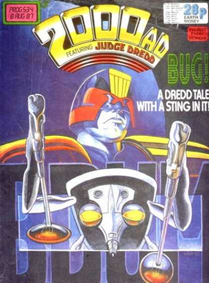 Judge Dredd - 2000 AD 534 - Prog 534 - 8 Aug 87 - 2000ad Featuring Judge Dredd - Bug A Dredd Tale With A Sting In It - 2000ad