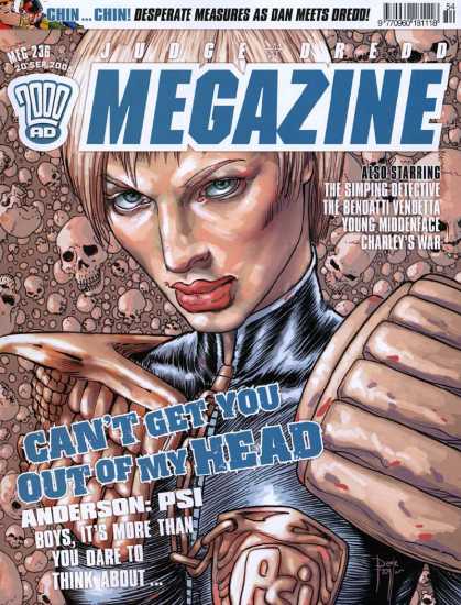 Judge Dredd Megazine IV 236 - Hin Chin - Desparate Measutes As Dan Meets Dredo - The Simping Detectice - The Bendatti Vendetta - Young Middenface