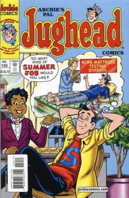 Archie - Crown - Black Girl - Guidance - Window Jughead Comics 150 - Archie - Crown - Black Girl - Guidance - Window