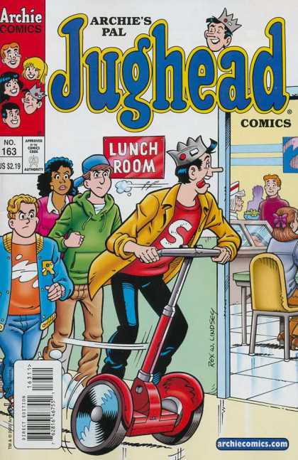 The Archies Comics - The Real Burger King - Cutting In Line - Slick Segeway - The Only One To Eat School Lunches Jughead Comics 163 - The Archies Comics - The Real Burger King - Cutting In Line - Slick Segeway - The Only One To Eat School Lunches