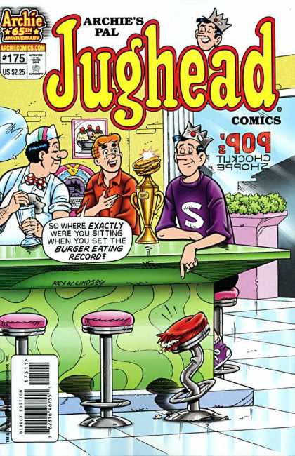 Burger - Trophy - Archie - Ice Cream - Shoppe Jughead Comics 175 - Burger - Trophy - Archie - Ice Cream - Shoppe