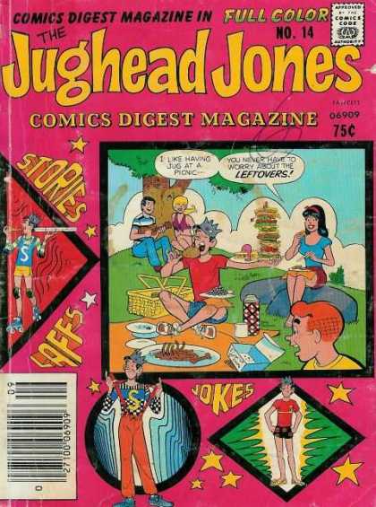 Jughead Jones Digest 14 - Veroncia - Betty - Archie - Sandwich - Picnic