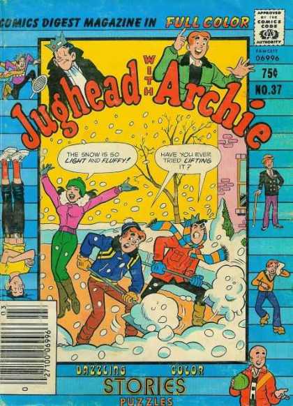 Jughead with Archie Digest 37 - Girl - Boy - Happy - Tree - King