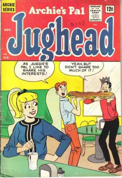 Jughead 114 - Archie - Sandwich - Betty - Diner - Milkshake