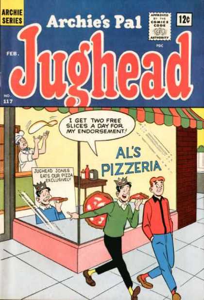 Jughead 117 - Pizza - Archie - Als Pizzeria - Archie Series No 117 - Free Slices