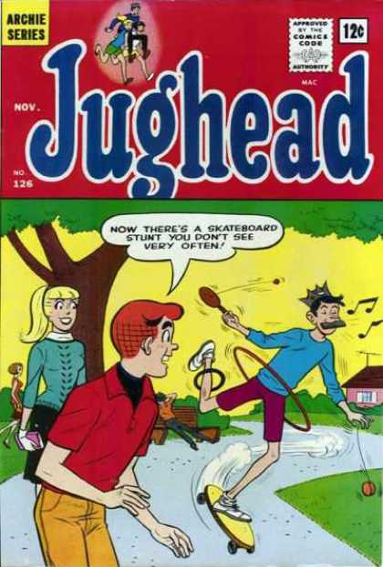 Jughead 126 - Teenagers - Bench - Park - Skateboard - Yo-yo