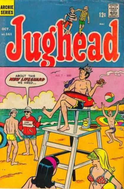 Jughead 161 - Ocean - Beach - Lifegaurd - Hamburgers - Life Preserver
