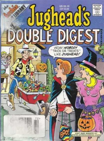 Archie - Approved By The Comics Code - Cowboy - Pumpkin - Woman Jughead's Double Digest 72 - Archie - Approved By The Comics Code - Cowboy - Pumpkin - Woman