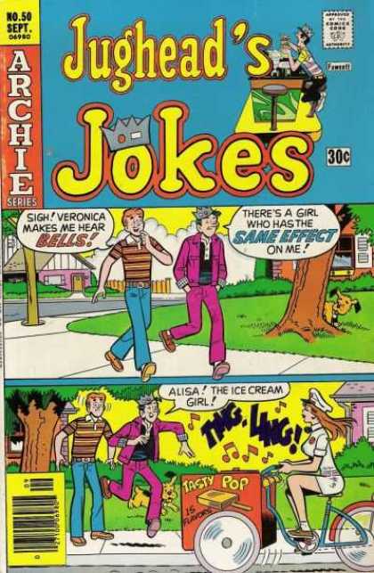 Jughead's Jokes 50 - Veronica - Ice Cream - Bells - Dog - Bicycle