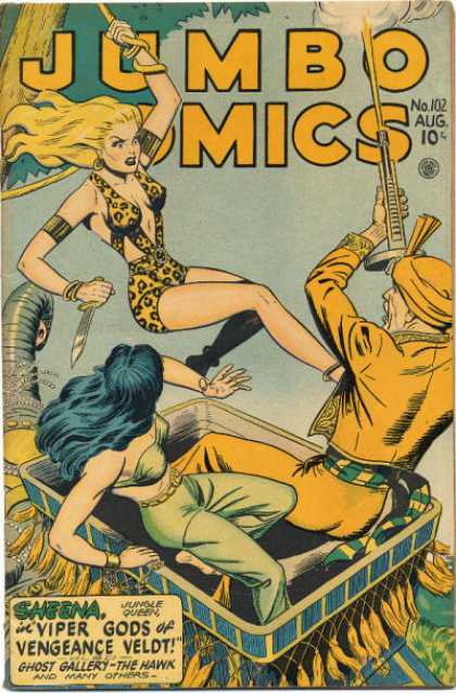 Elephant - Flying Death - Full Power - Gun Fight - Longhair Women Jumbo Comics 102 - Elephant - Flying Death - Full Power - Gun Fight - Longhair Women