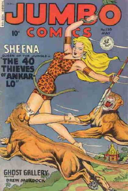 Man - Tiger - Lace - War - Bite Jumbo Comics 135 - Man - Tiger - Lace - War - Bite