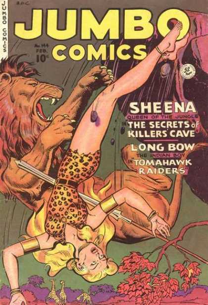 Sheena Jumbo Comics 144 - Sheena