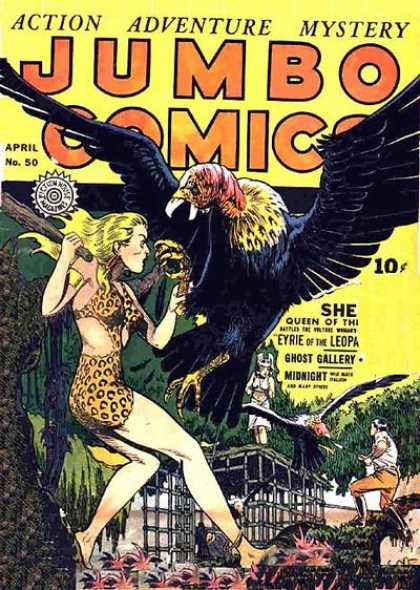 Eyrie - Ghost Gallery - Midnight - Action - Adventure Jumbo Comics 50 - Eyrie - Ghost Gallery - Midnight - Action - Adventure