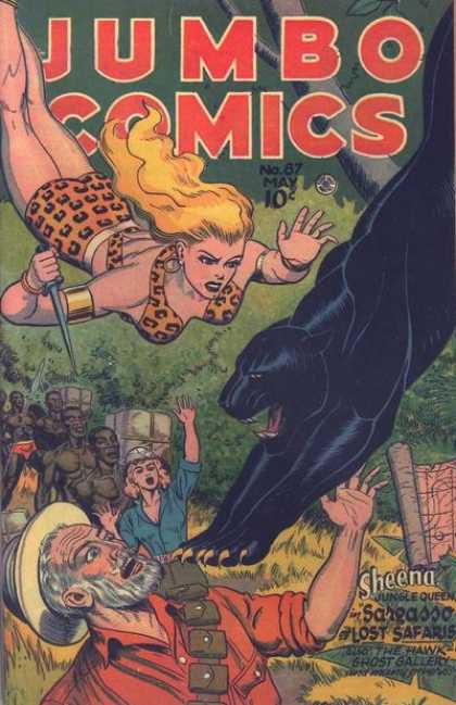 Panther - Sheena Jumbo Comics 87 - Panther - Sheena