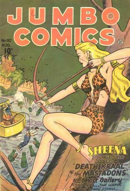 Sheena Jumbo Comics 90 - Sheena