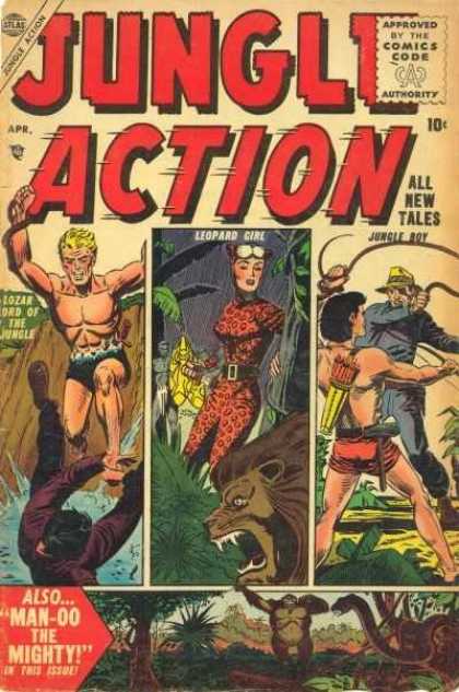 Jungle Action 4 - Lion - Snake - Monkey - Watter - Arrows