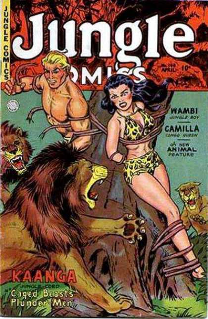 Jungle Comics 148 - Man - Woman - Wambi - Gamilla - Lion