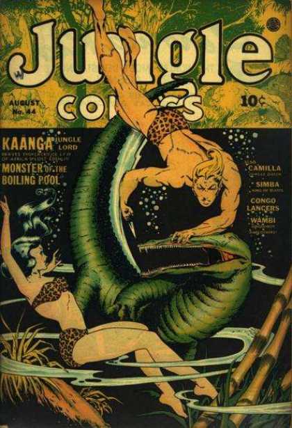 Jungle Comics 44 - Really Funny - Amazing - Jungle Super Hero - Power Man - Tarzan