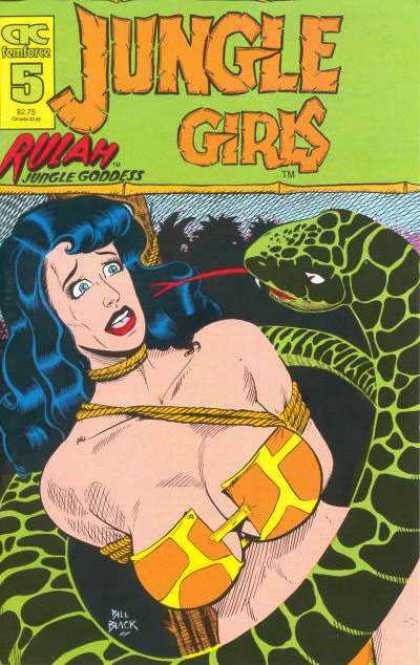 Jungle Girls 5 - Jungle Girls - Snake - Tongue - Bikini - Tied - Bill Black