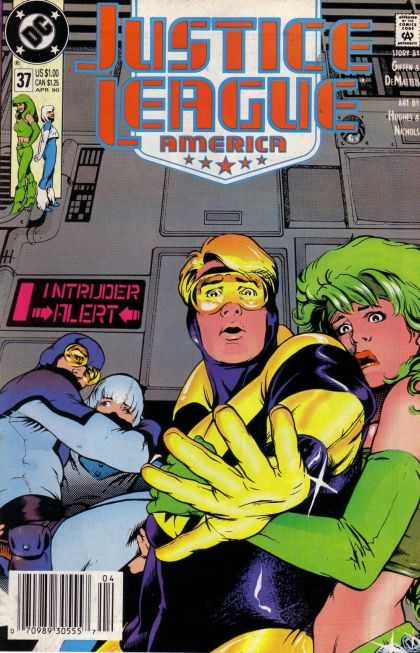 Justice League America 37 - Intruder - Filert - One Boy - One Girl - Attack